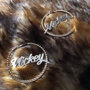 Bershka Disney Anniversary Mickey Hoops